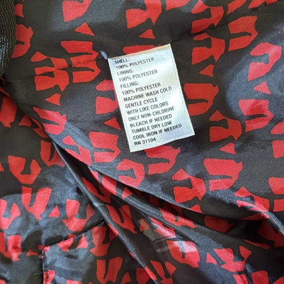 Crown & Ivy | Black Quilted Barn Jacket/Coat | size M - Picture 3 of 4